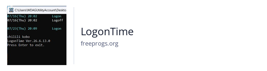 LogonTime