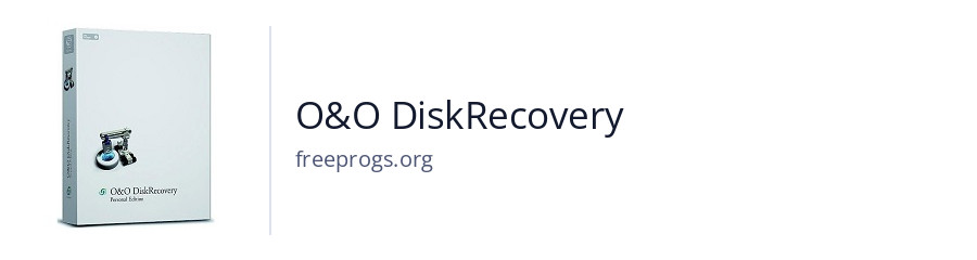 O&O DiskRecovery
