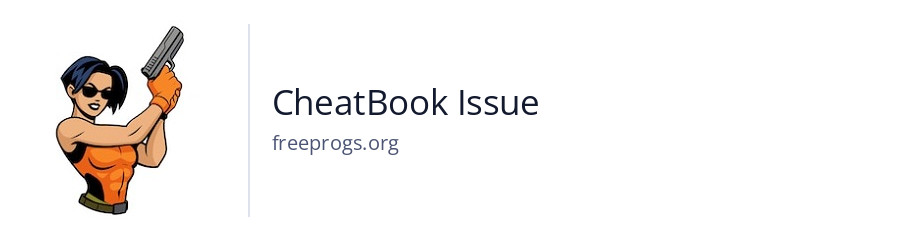 CheatBook Issue