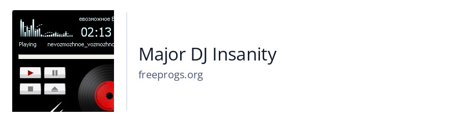 Major DJ Insanity
