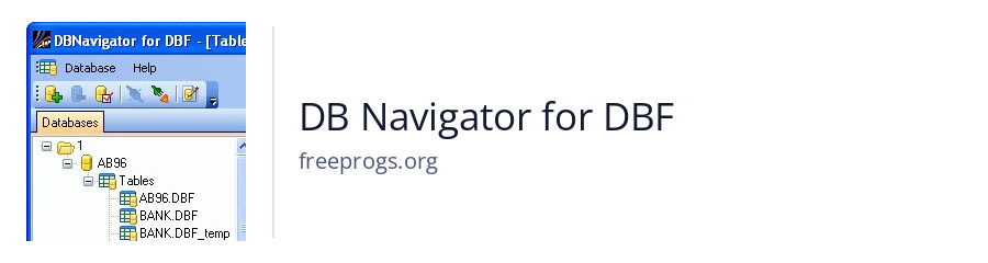 DB Navigator for DBF