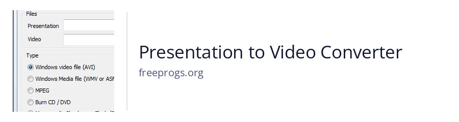 Presentation to Video Converter