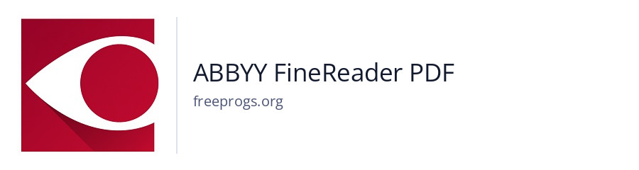 ABBYY FineReader PDF