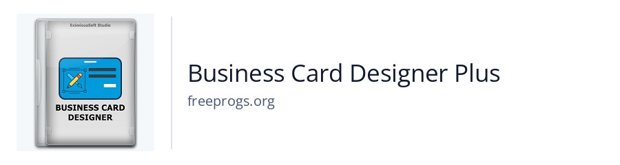 Business Card Designer Plus