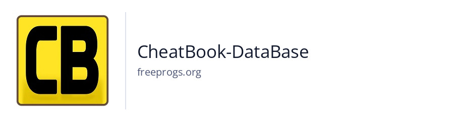 CheatBook-DataBase