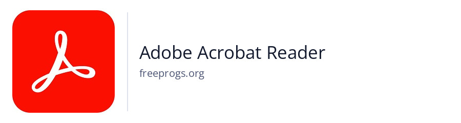 Adobe Acrobat Reader