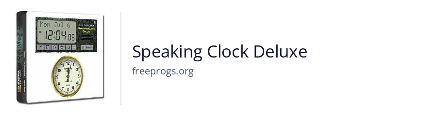 Speaking Clock Deluxe