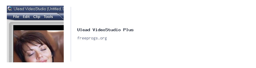 Ulead VideoStudio Plus