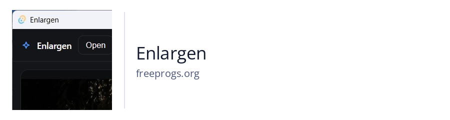 Enlargen
