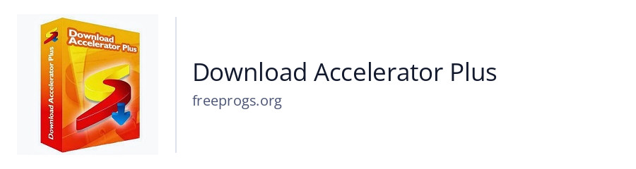 Download Accelerator Plus