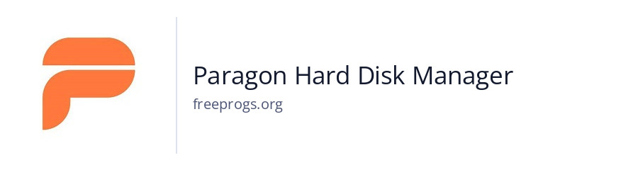 Paragon Hard Disk Manager