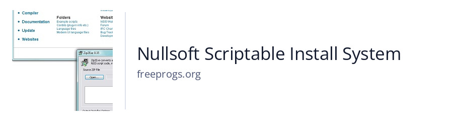 Nullsoft Scriptable Install System