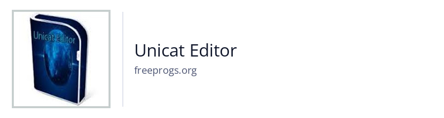 Unicat Editor