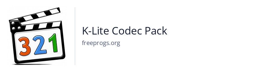 K-Lite Codec Pack
