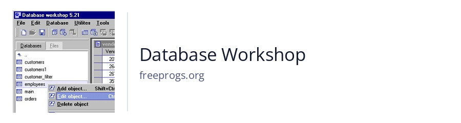 Database Workshop