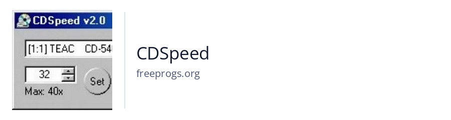CDSpeed