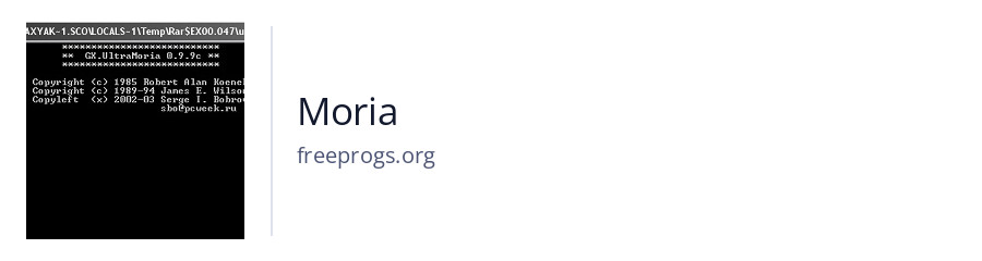 Moria