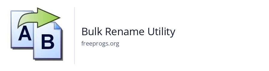 Bulk Rename Utility