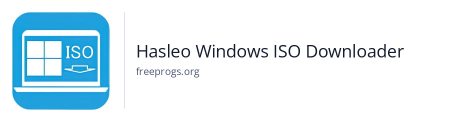 Hasleo Windows ISO Downloader