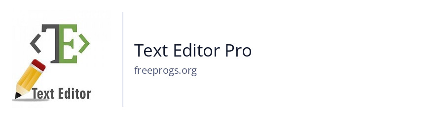 Text Editor Pro