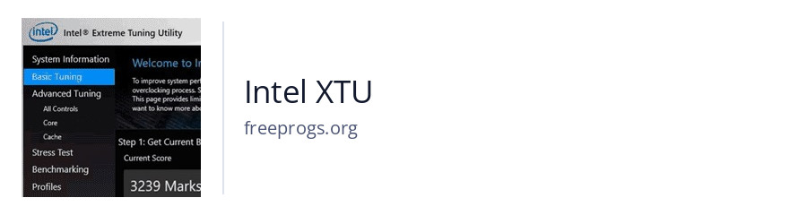 Intel XTU