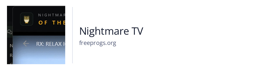 Nightmare TV