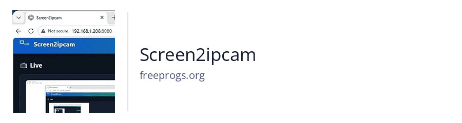 Screen2ipcam