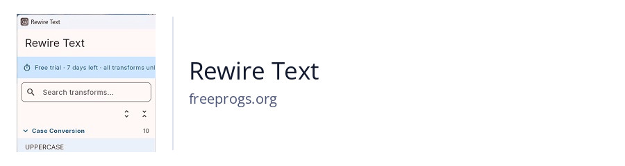 Rewire Text