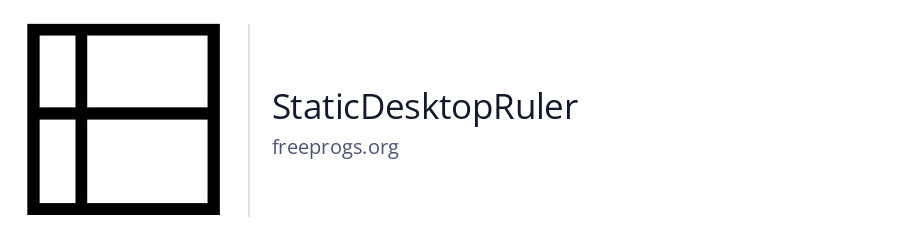 StaticDesktopRuler
