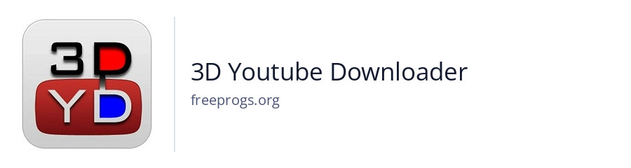 3D Youtube Downloader