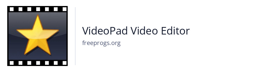 VideoPad Video Editor