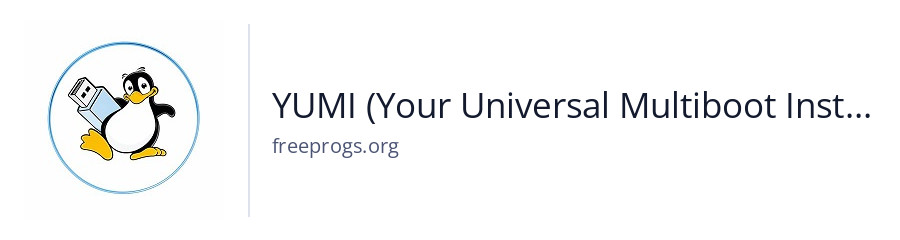 YUMI (Your Universal Multiboot Installer)