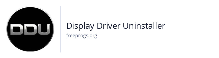 Display Driver Uninstaller