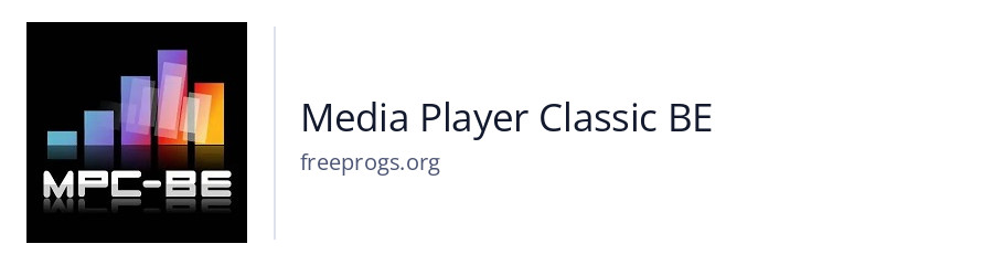 Media Player Classic BE