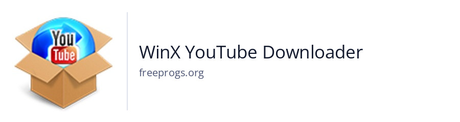 WinX YouTube Downloader