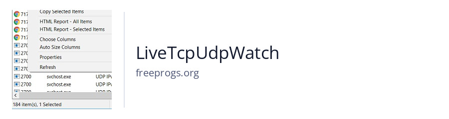 LiveTcpUdpWatch
