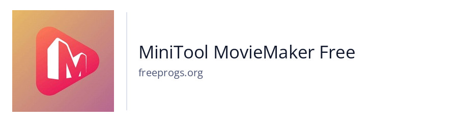MiniTool MovieMaker Free