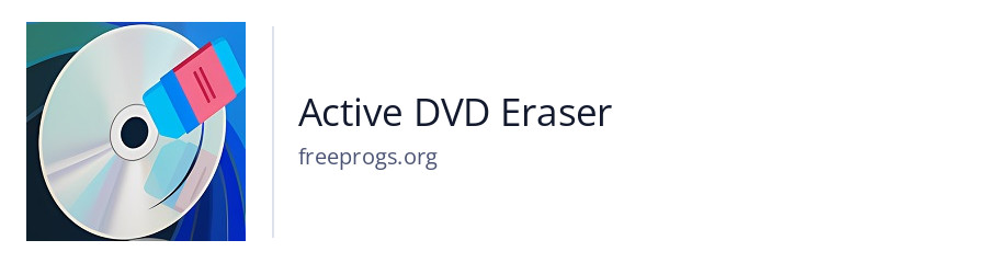 Active DVD Eraser
