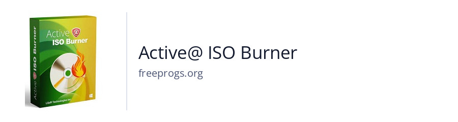 Active@ ISO Burner