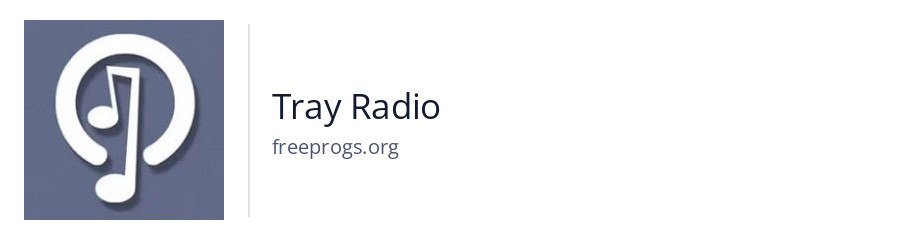 Tray Radio