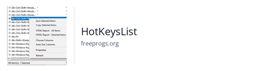 HotKeysList