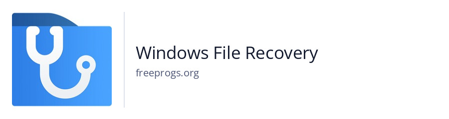 Windows File Recovery
