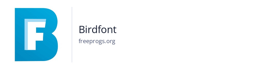 Birdfont