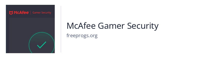McAfee Gamer Security