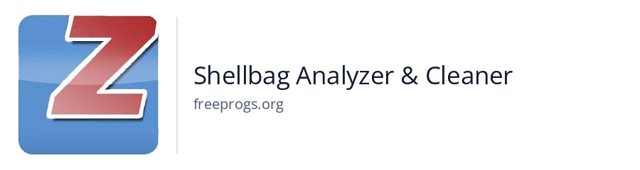 Shellbag Analyzer & Cleaner