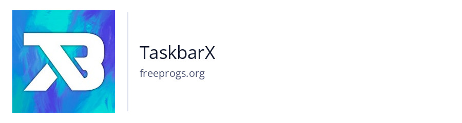 TaskbarX