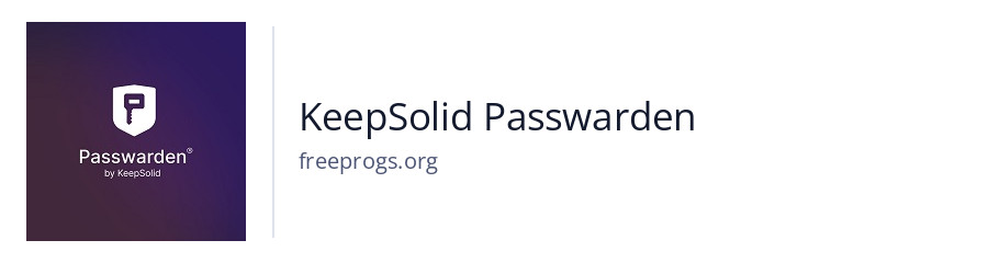KeepSolid Passwarden