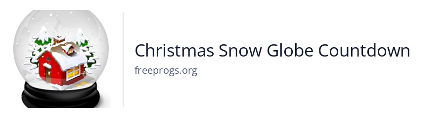 Christmas Snow Globe Countdown