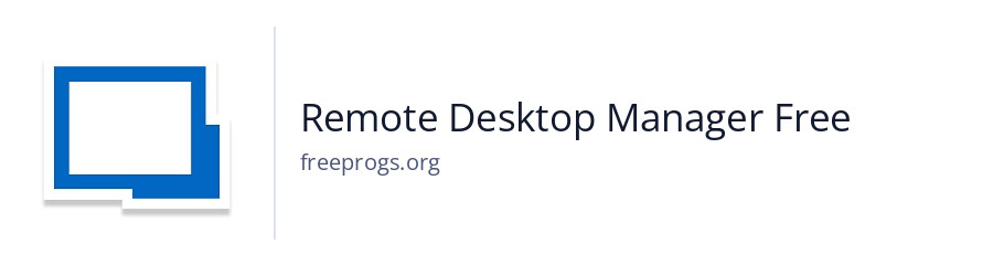 Remote Desktop Manager Free