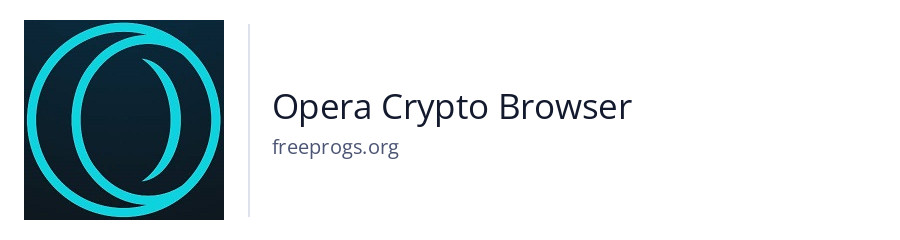 Opera Crypto Browser